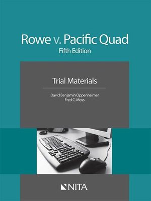 cover image of Rowe v. Pacific Quad, Inc.